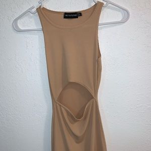 Casual brown dress